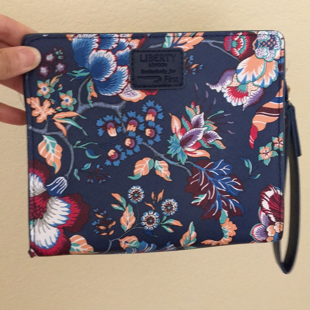Liberty London exclusively for first bag/wristlet